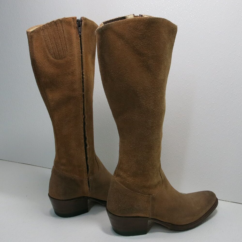 Sendra Inside Zippered Boots Brown Leather Equestrian Riding Boot Shoes Sz 5 - Picture 4 of 7